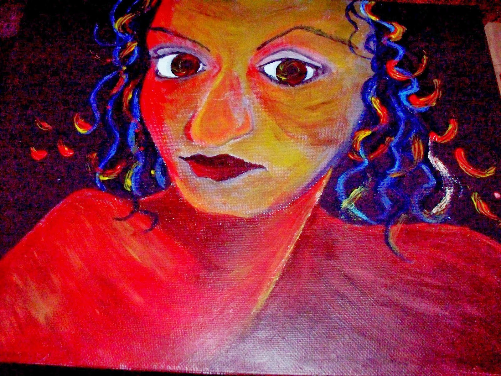 Colorful Portrait of a woman
