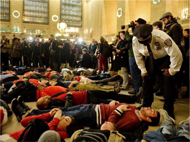 Grand Central Die-In